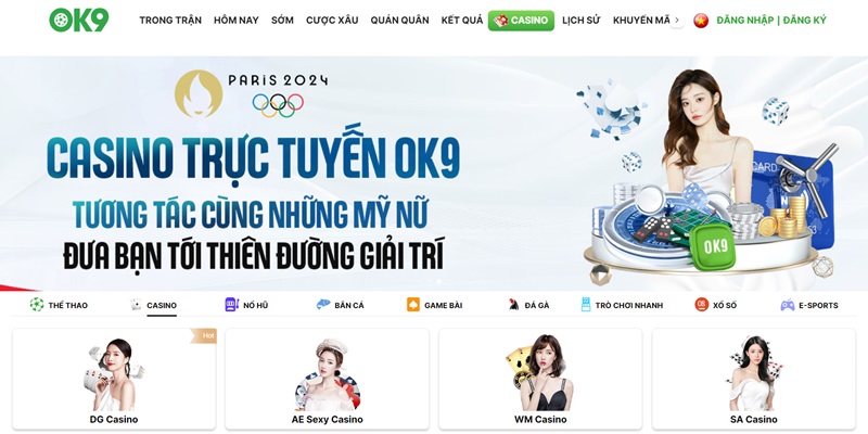 Giới thiệu nhà cái OK9 - Trải nghiệm thể thao xanh chín