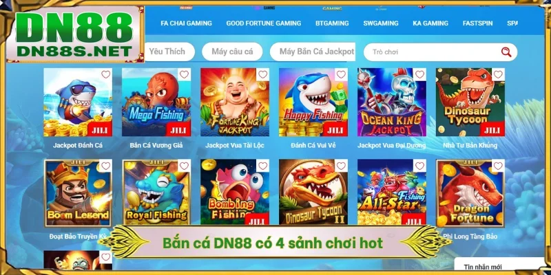 Bắn Cá DN88 - Săn Lùng Kho Báu Đại Dương X1000 Tiền Cược