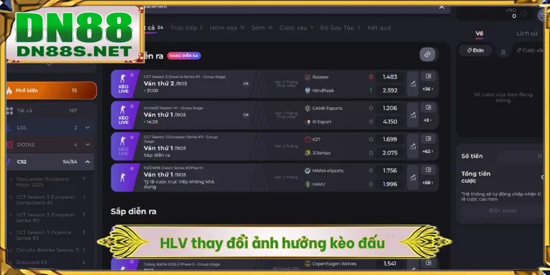 Esports DN88 - Nền Tảng Cá Cược VIP Trả Thưởng Đến 97%