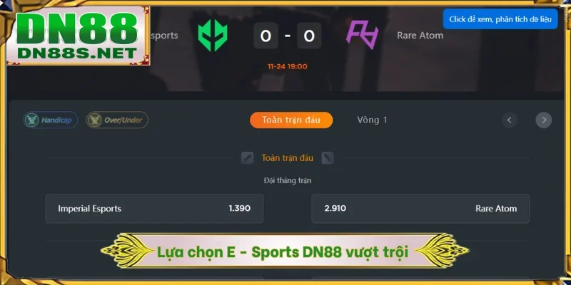 Esports DN88 - Nền Tảng Cá Cược VIP Trả Thưởng Đến 97%