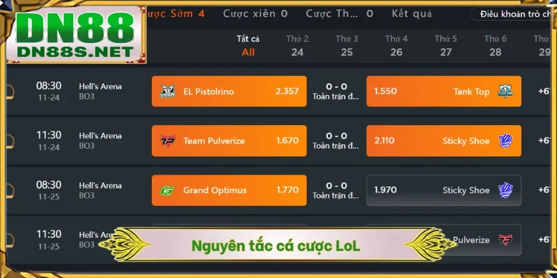 Esports LoL - Giải Đấu Lớn Thu Hút 15 Triệu Người Tại DN88