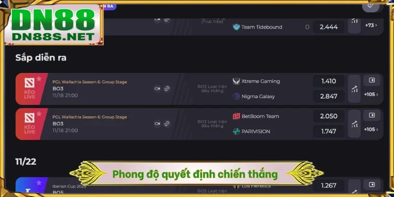 Esports DN88 - Nền Tảng Cá Cược VIP Trả Thưởng Đến 97%
