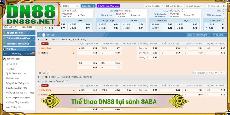Thể Thao DN88 - Sân Chơi Cá Độ Thu Hút Hàng Vạn Cược Thủ