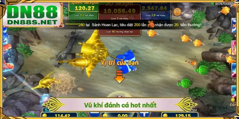 Jackpot Đánh Cá - DN88 Mang Đến Cơ Hội Nhận Quà Hàng Triệu